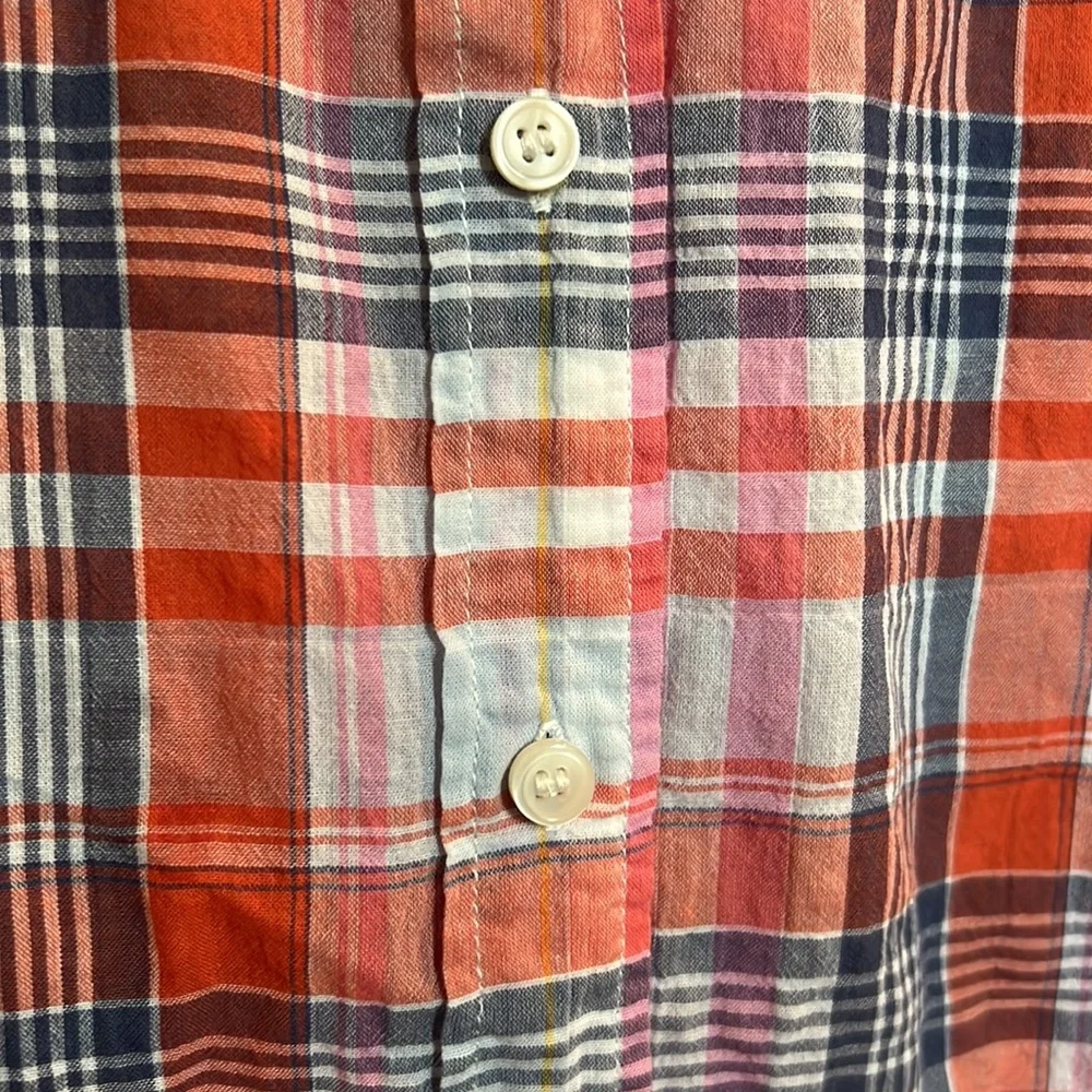 Women’s plaid J.Crew button-down size small
